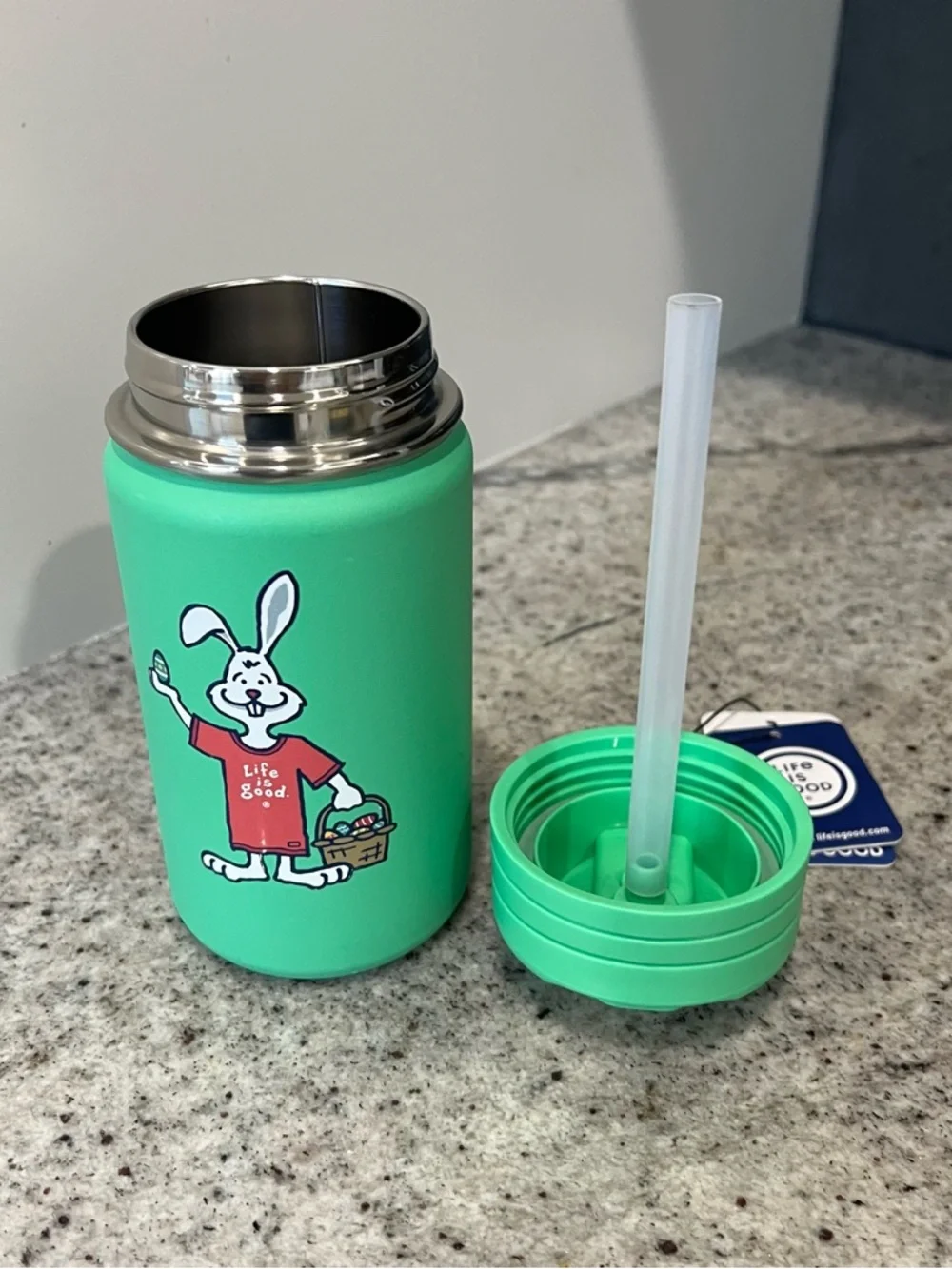 NWT Life Is Good Kids Easter Thermos - Picture 6 of 6